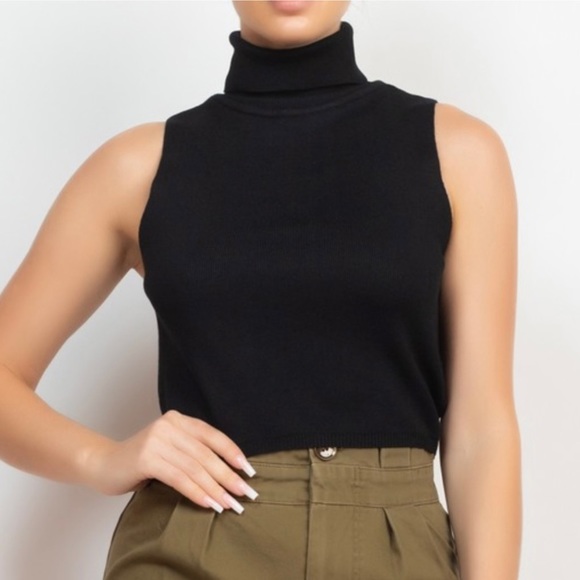 🆕Ribbed turtleneck sweater top - Picture 3 of 7